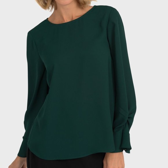 Joseph Ribkoff Tops - NWT Joseph Ribkoff Emerald Green Sz 8 Blouse